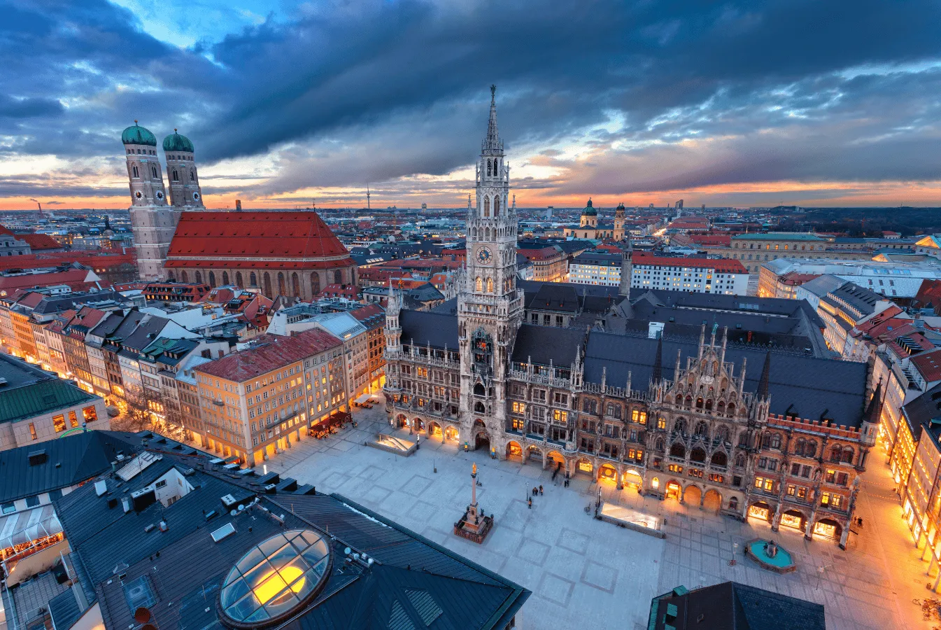 Münih · Marienplatz